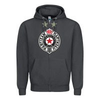 Smoke fk partizan Zipper Hoodie - lanVoArt