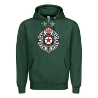 Sports Green fk partizan Zipper Hoodie - lanVoArt