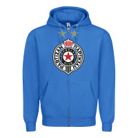 True Royal fk partizan Zipper Hoodie - lanVoArt