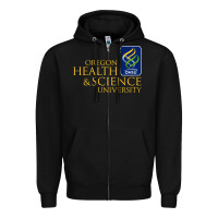 Black oregon health & science university (ohsu) Zipper Hoodie - lanVoArt