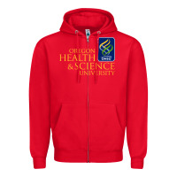 Red oregon health & science university (ohsu) Zipper Hoodie - lanVoArt