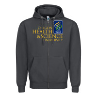 Smoke oregon health & science university (ohsu) Zipper Hoodie - lanVoArt