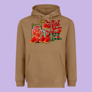 Hot Mom Summer Watermelon Heavyweight Hoodie Designed By Racoondesign