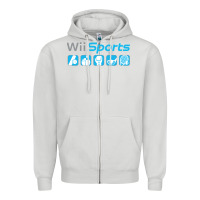 Dove Grey wii sports essential Zipper Hoodie - lanVoArt