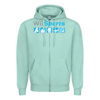 Seafoam wii sports essential Zipper Hoodie - lanVoArt