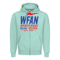 Seafoam wfan sports radio new york Zipper Hoodie - lanVoArt