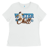 White Winter Chill Penguin Ladies Tee - LillyAllenDesigns
