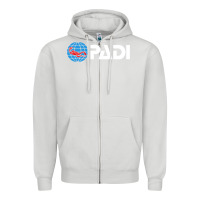 Dove Grey padi Zipper Hoodie - lanVoArt