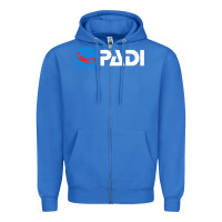 True Royal padi Zipper Hoodie - lanVoArt
