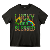 Asphalt Lucky And Blessed St Patricks Heavy Core Tee - BundleAndBundleShop
