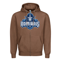 Chestnut milwaukee admirals Zipper Hoodie - lanVoArt