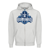 Dove Grey milwaukee admirals Zipper Hoodie - lanVoArt