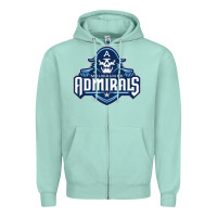 Seafoam milwaukee admirals Zipper Hoodie - lanVoArt