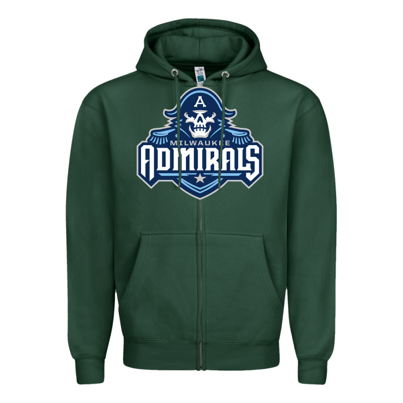 Milwaukee Admirals Zipper Hoodie by lanVoArt | Teevron
