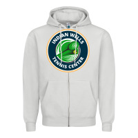Dove Grey indian wells tennis center Zipper Hoodie - lanVoArt