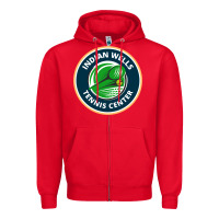 Red indian wells tennis center Zipper Hoodie - lanVoArt