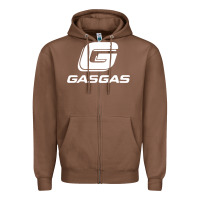 Chestnut gasgas motorcycle Zipper Hoodie - lanVoArt