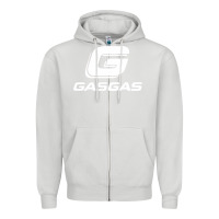 Dove Grey gasgas motorcycle Zipper Hoodie - lanVoArt