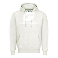 Oatmeal Heather gasgas motorcycle Zipper Hoodie - lanVoArt