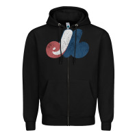 Black montreal expos Zipper Hoodie - lanVoArt
