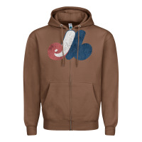 Chestnut montreal expos Zipper Hoodie - lanVoArt