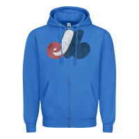 True Royal montreal expos Zipper Hoodie - lanVoArt