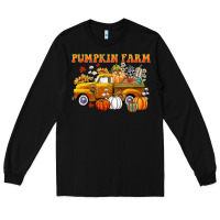 Black pumpkin farm Long Sleeve Tee - CowGirlArtShop
