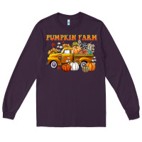 Plum pumpkin farm Long Sleeve Tee - CowGirlArtShop