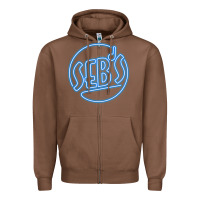 Chestnut seb's   la la land Zipper Hoodie - lanVoArt