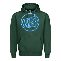 Sports Green seb's   la la land Zipper Hoodie - lanVoArt