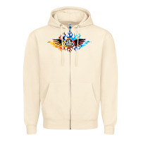 Sandshell se bikes bmx bicycle on fire sport blue red Zipper Hoodie - lanVoArt
