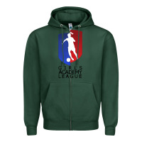 Sports Green girls academy league Zipper Hoodie - lanVoArt