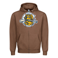 Chestnut the charleston riverdogs Zipper Hoodie - lanVoArt