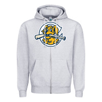 Heather Grey the charleston riverdogs Zipper Hoodie - lanVoArt