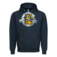 Navy the charleston riverdogs Zipper Hoodie - lanVoArt