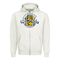 Oatmeal Heather the charleston riverdogs Zipper Hoodie - lanVoArt