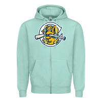 Seafoam the charleston riverdogs Zipper Hoodie - lanVoArt