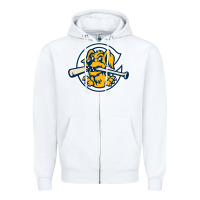 White the charleston riverdogs Zipper Hoodie - lanVoArt