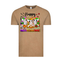 Vintage Coffee happy hallothanksmas unicorns Vintage Tee - texasbilliewilder