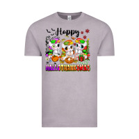 Vintage Zinc happy hallothanksmas unicorns Vintage Tee - texasbilliewilder