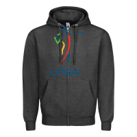 Charcoal Heather lpga Zipper Hoodie - lanVoArt