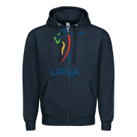 Navy lpga Zipper Hoodie - lanVoArt