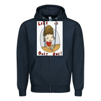 Navy life is only one Zipper Hoodie - lanVoArt