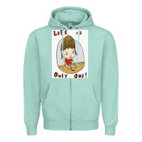 Seafoam life is only one Zipper Hoodie - lanVoArt
