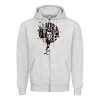 Dove Grey scout trooper Zipper Hoodie - lanVoArt