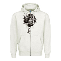 Oatmeal Heather scout trooper Zipper Hoodie - lanVoArt