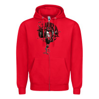 Red scout trooper Zipper Hoodie - lanVoArt