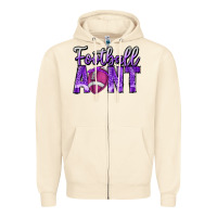 Sandshell football aunt Zipper Hoodie - CowhideDigitalArt