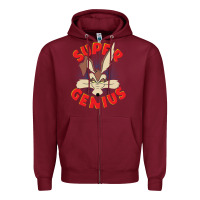 Coyote Super Genius  1 Zipper Hoodie | Teevron