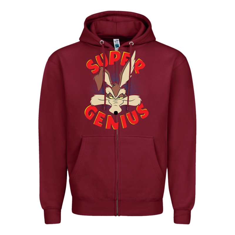 Coyote Super Genius  1 Zipper Hoodie by lanVoArt | Teevron